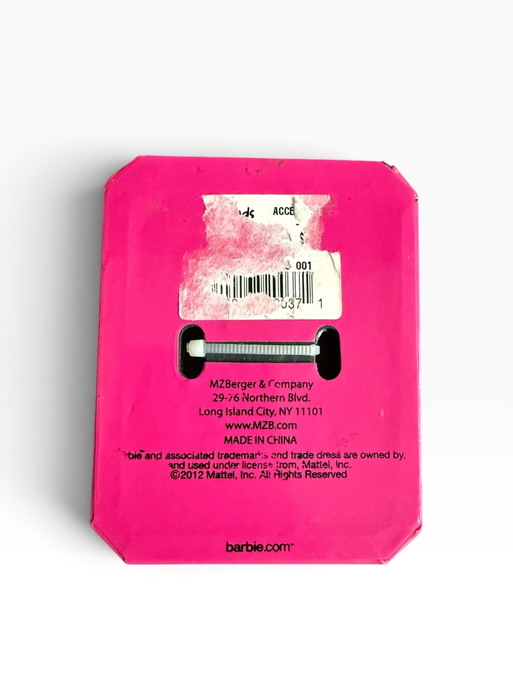Barbie Pink Silhouette Black Band Watch NIB - Picture 9 of 9